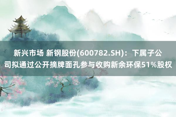 新兴市场 新钢股份(600782.SH)：下属子公司拟通过公开摘牌面孔参与收购新余环保51%股权