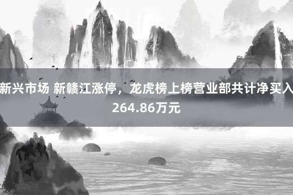 新兴市场 新赣江涨停，龙虎榜上榜营业部共计净买入264.86万元